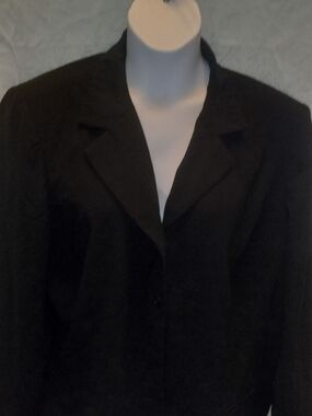 Classic Black Women's Blazer Jacket -
